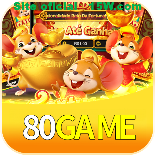 Imagem promocional da 80GAME mostrando a plataforma e suas vantagens